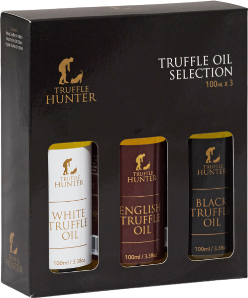 TRUFFLE HUNTER Truffle Oil Selection Gift Set 3X100ml (Pack of 6)