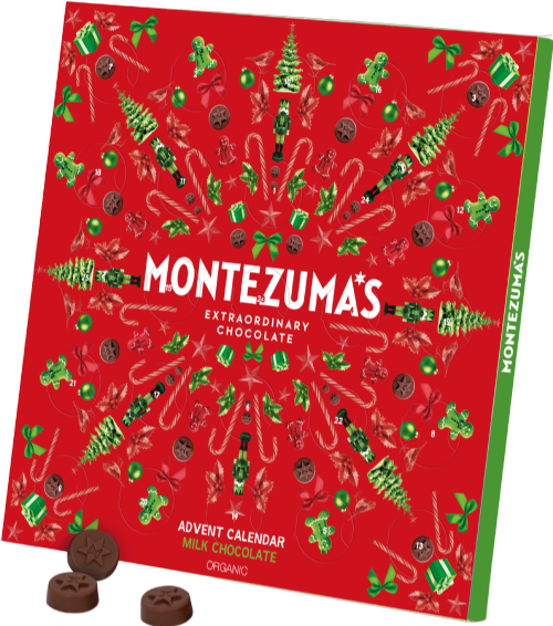 MONTEZUMA'S Advent Calendar - Milk Chocolate 200g (Pack of 8)