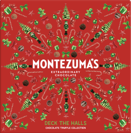 MONTEZUMA'S Deck the Halls Chocolate Truffle Collection 220g (Pack of 5)