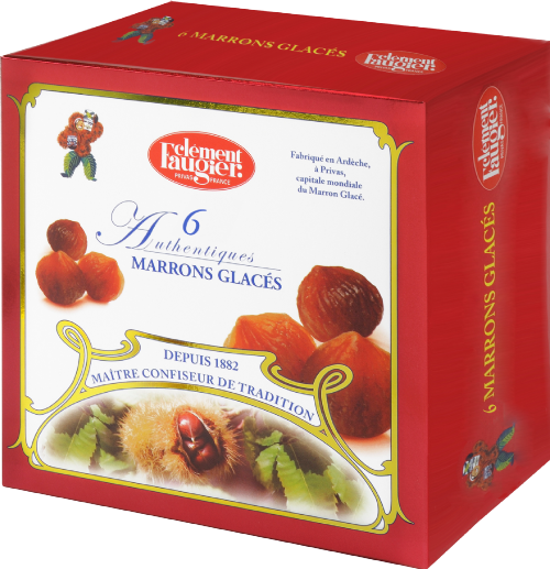 CLEMENT FAUGIER Marrons Glaces 140g (Pack of 6)