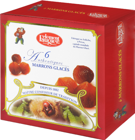 CLEMENT FAUGIER Marrons Glaces 140g (Pack of 6)