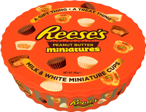 REESE'S Peanut Butter Miniature Cups - Tin 309g (Pack of 6)