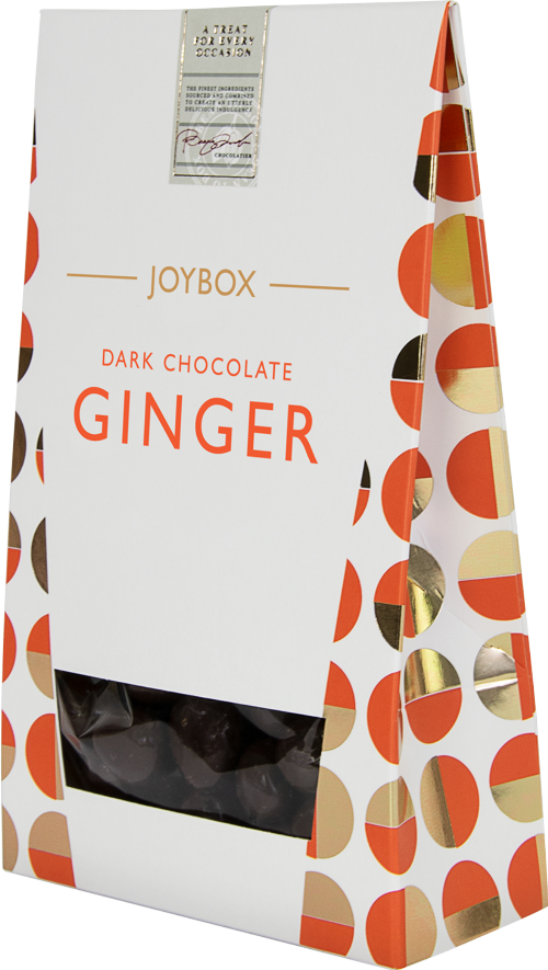 JOYBOX Dark Chocolate Ginger 150g (Pack of 10)