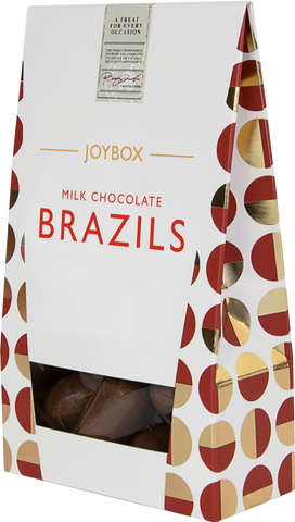 JOYBOX Milk Chocolate Brazils 150g (Pack of 10)