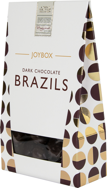 JOYBOX Dark Chocolate Brazils 150g (Pack of 10)