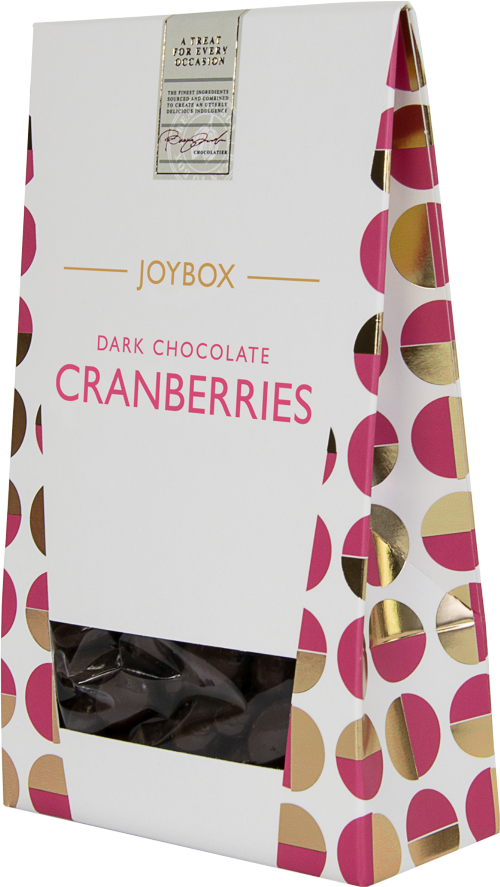 JOYBOX Dark Chocolate Cranberries 150g (Pack of 10)