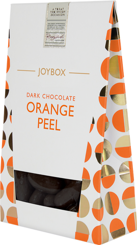 JOYBOX Dark Chocolate Orange Peel 150g (Pack of 10)