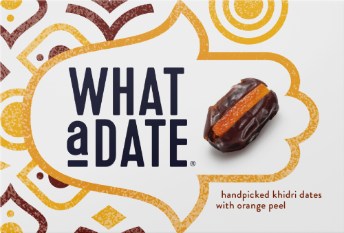 WHAT A DATE Khidri Dates with Orange Peel 180g (Pack of 10)