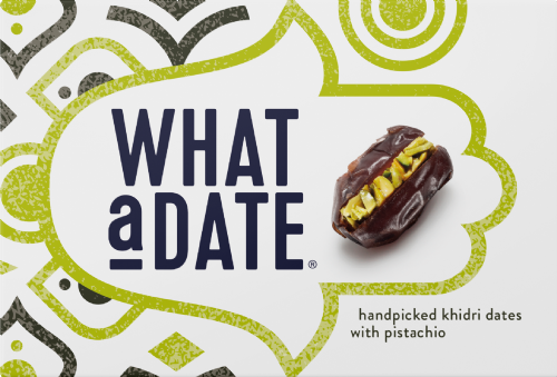 WHAT A DATE Khidri Dates with Pistachio 180g (Pack of 10)