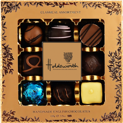 HOLDSWORTH Handmade English Chocs - Classic Assortment 110g (Pack of 8)