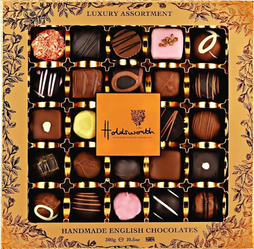 HOLDSWORTH Handmade English Chocs- Luxury Assortment 300g (Pack of 6)