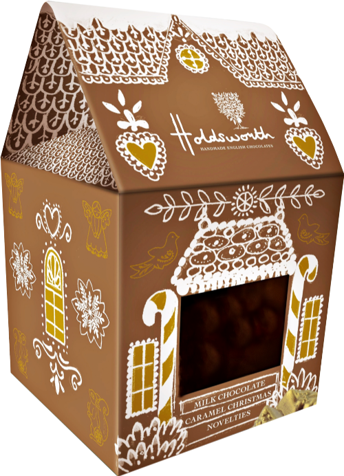 HOLDSWORTH Christmas Tree Caramels - Gingerbread House 150g (Pack of 8)