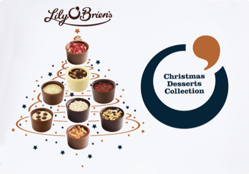 LILY O'BRIEN'S Christmas Desserts Collection 312g (Pack of 6)