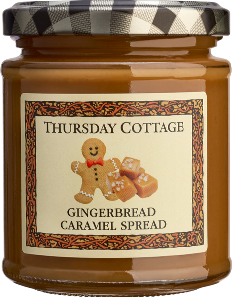 THURSDAY COTTAGE Gingerbread Caramel Spread 210g (Pack of 6)