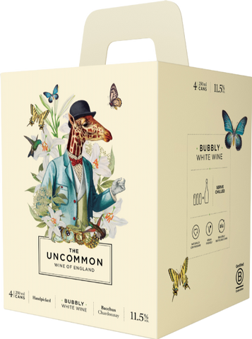 THE UNCOMMON Bubbly White Wine Gift Pack (4x250ml) (Pack of 6)