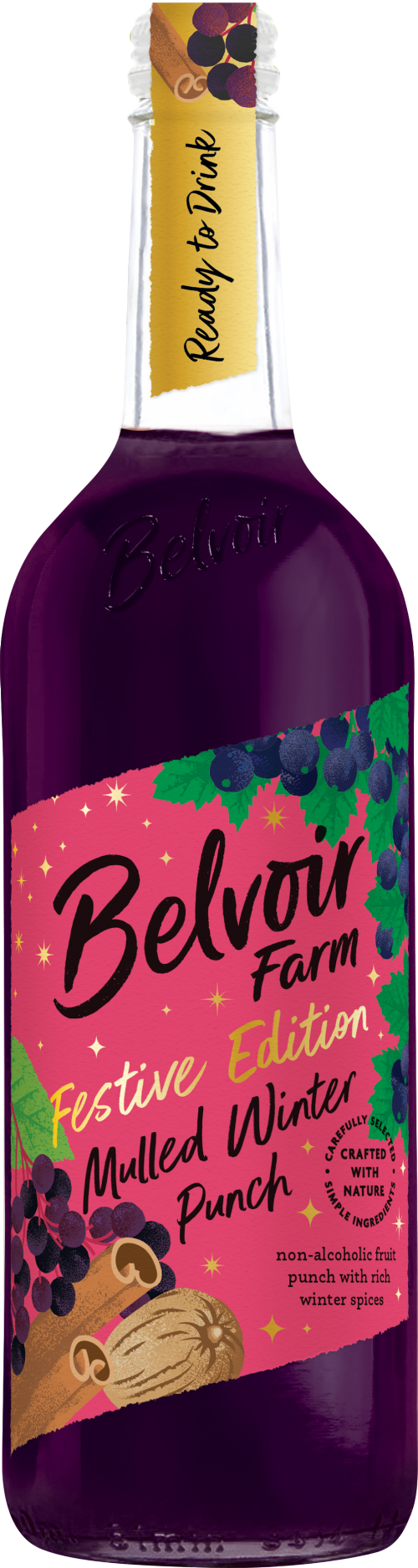 BELVOIR Festive Edition Mulled Winter Punch 75cl (Pack of 6)