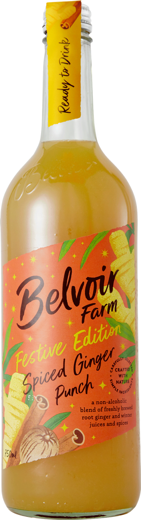 BELVOIR Festive Edition Spiced Ginger Punch 75cl (Pack of 6)