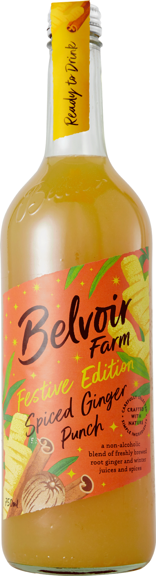 BELVOIR Festive Edition Spiced Ginger Punch 75cl (Pack of 6)