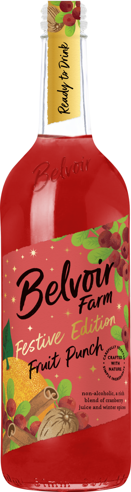 BELVOIR Festive Edition Fruit Punch 75cl (Pack of 6)