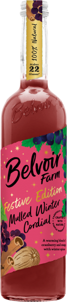 BELVOIR Festive Edition Mulled Winter Cordial 50cl (Pack of 6)