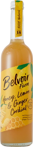 BELVOIR Honey, Lemon & Ginger Cordial 50cl (Pack of 6)