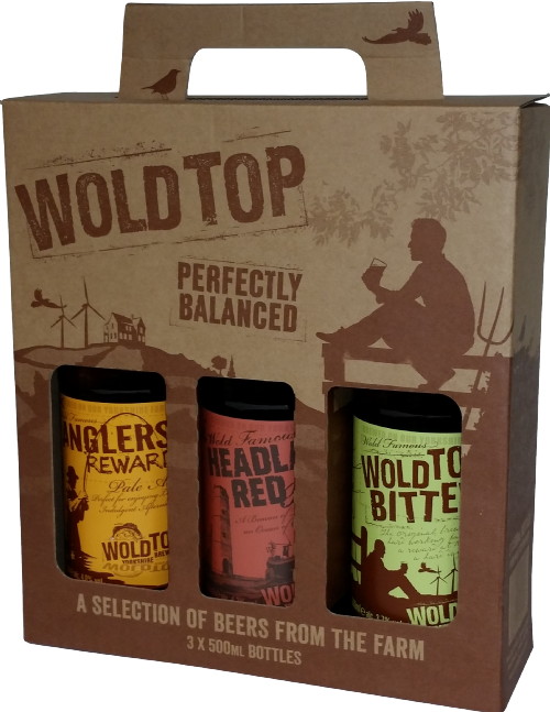 WOLD TOP Three Bottle Beer Gift Pack (3x500ml) (Pack of 5)