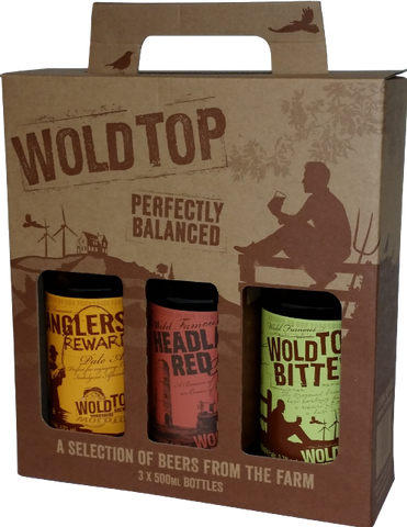 WOLD TOP Three Bottle Beer Gift Pack (3x500ml) (Pack of 5)