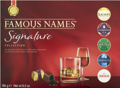 FAMOUS NAMES Signature Liqueur Collection 185g (Pack of 8)