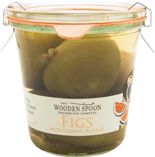 WOODEN SPOON Figs with Cognac - Weck Jar 300g (Pack of 6)