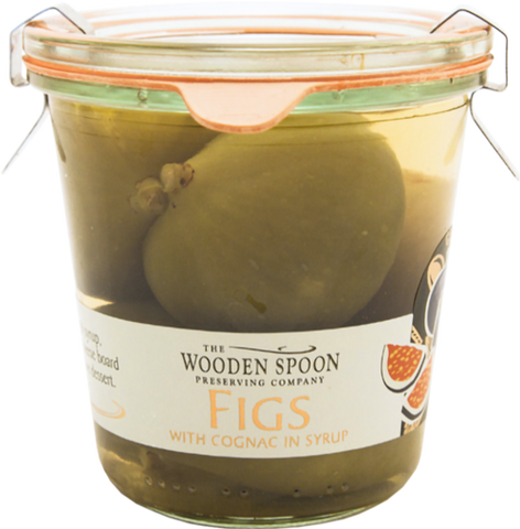 WOODEN SPOON Figs with Cognac - Weck Jar 300g (Pack of 6)