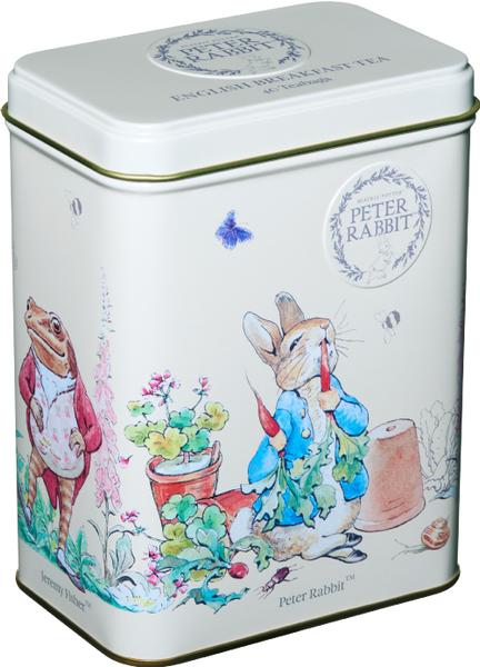 NEW ENGLISH TEAS Peter Rabbit Tin - English Breakfast 40 T/B (Pack of 12)