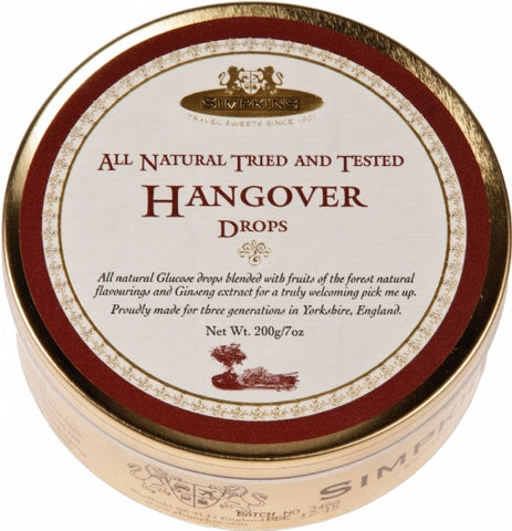 SIMPKINS Classic Hangover Drops - Tin 200g (Pack of 6)