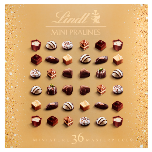 LINDT Festive Mini Pralines 180g (Pack of 8)