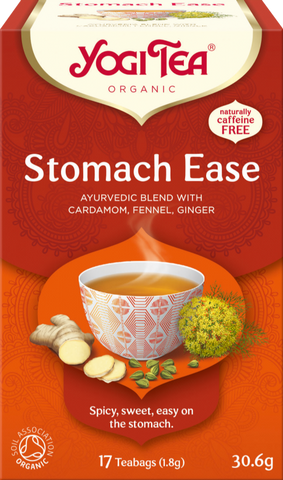 YOGI TEA Stomach Ease - 17 Teabags 30.6g (Pack of 6)