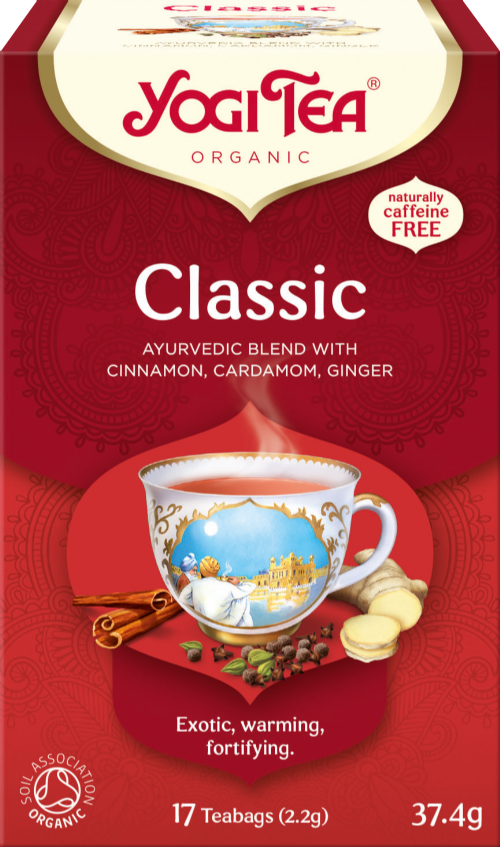 YOGI TEA Classic - 17 Teabags 37.4g (Pack of 6)