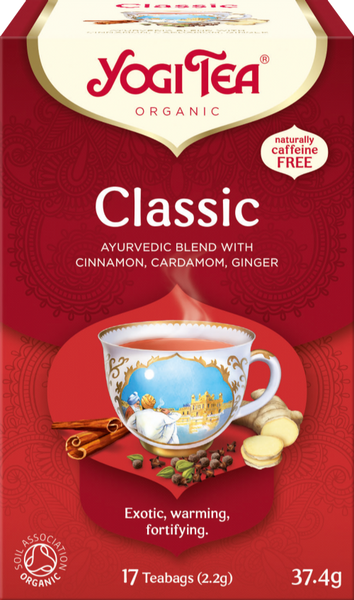 YOGI TEA Classic - 17 Teabags 37.4g (Pack of 6)