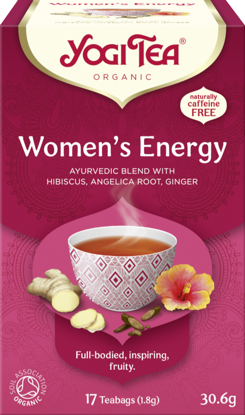 YOGI TEA Women's Energy - 17 Teabags 30.6g (Pack of 6)