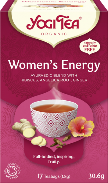 YOGI TEA Women's Energy - 17 Teabags 30.6g (Pack of 6)