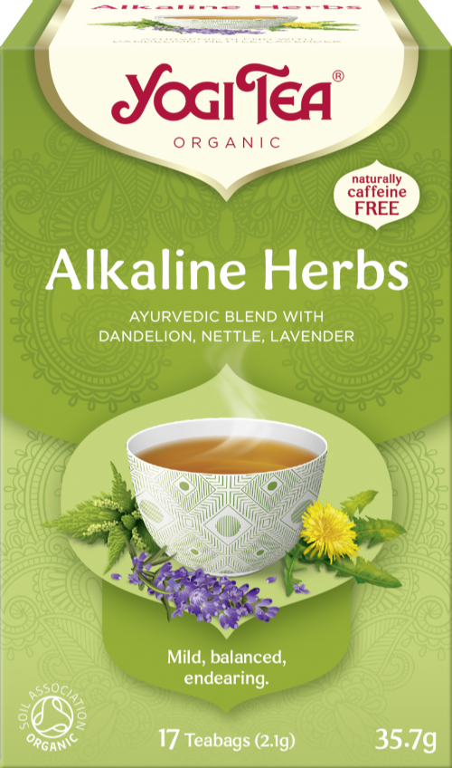 YOGI TEA Alkaline Herbs - 17 Teabags 35.7g (Pack of 6)