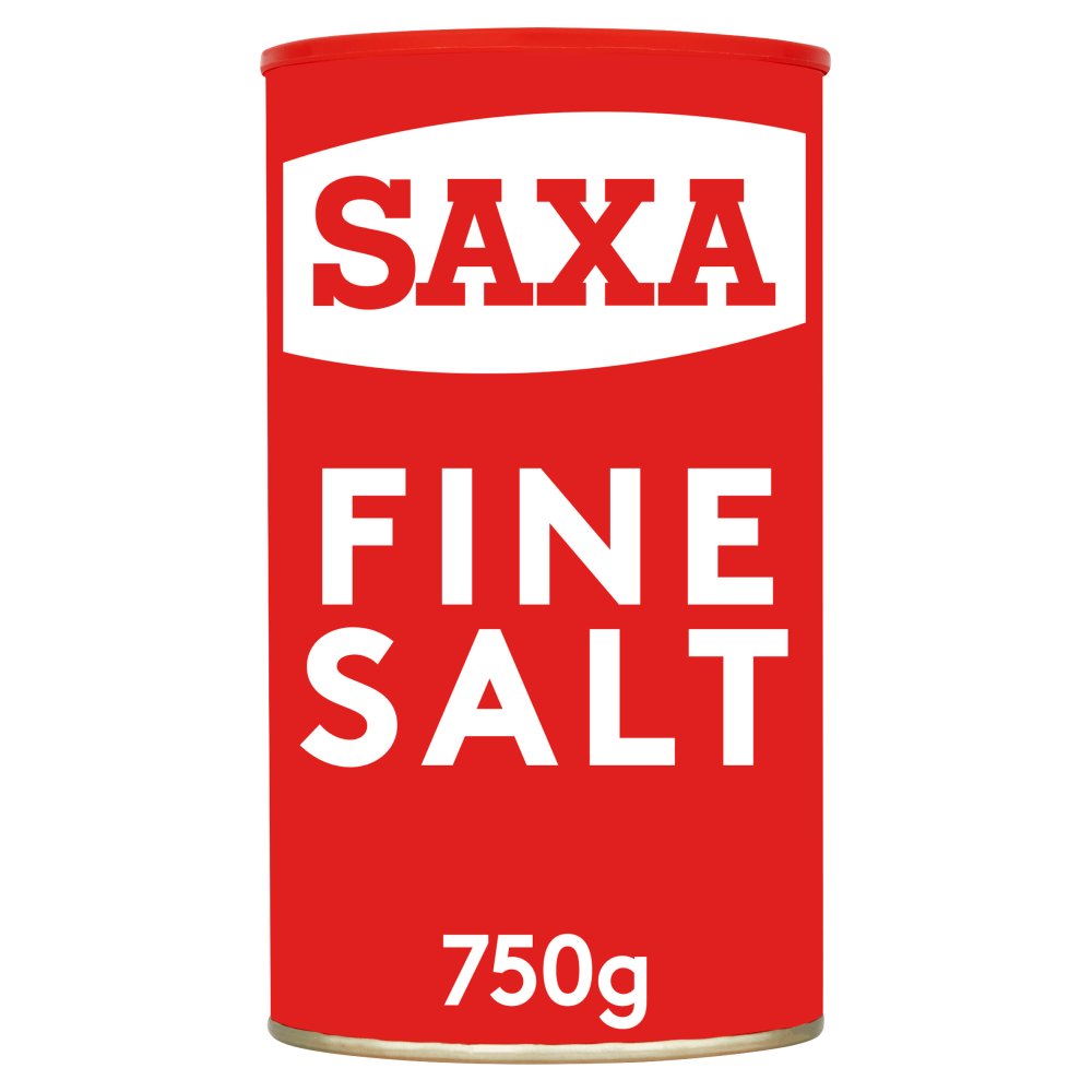 Saxa Fine Salt 750g (Pack of 12)