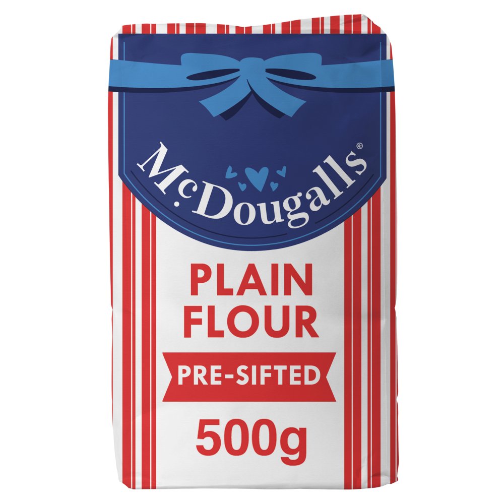 McDougalls Plain Flour 500g (Pack of 12)