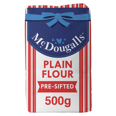 McDougalls Plain Flour 500g (Pack of 12)