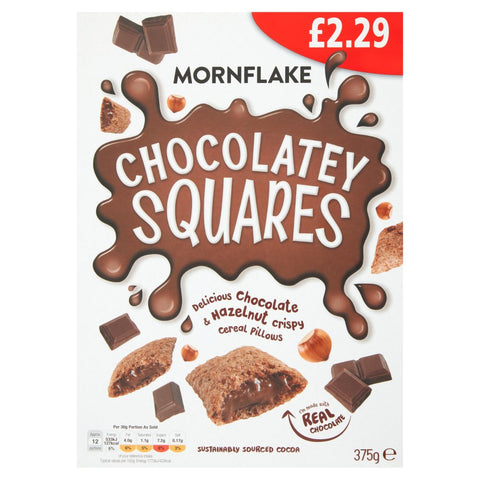 Mornflake Chocolatey Squares 375g (Pack of 6)