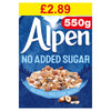 Alpen No Added Sugar 550g (Pack of 6)