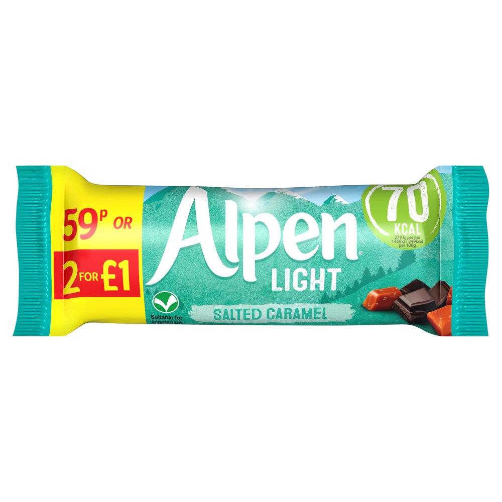 Alpen Light Salted Caramel 19g (Pack of 24)