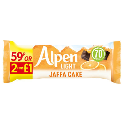 Alpen Light Bar Jaffa Cake 19g (Pack of 24)