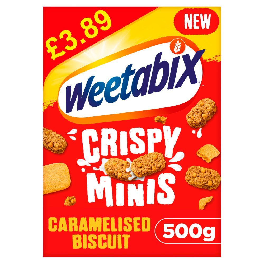 Weetabix Crispy Minis Caramelised Biscuit 500g (Pack of 5)