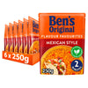 Bens Original Mexican Style Microwave Rice 250g (Pack of 6)