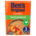 Bens Original Wholegrain Microwave Rice 220g (Pack of 6)