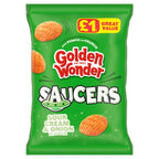 Golden Wonder Saucers Sour Cream & Onion Flavour 40g (Pack of 18)